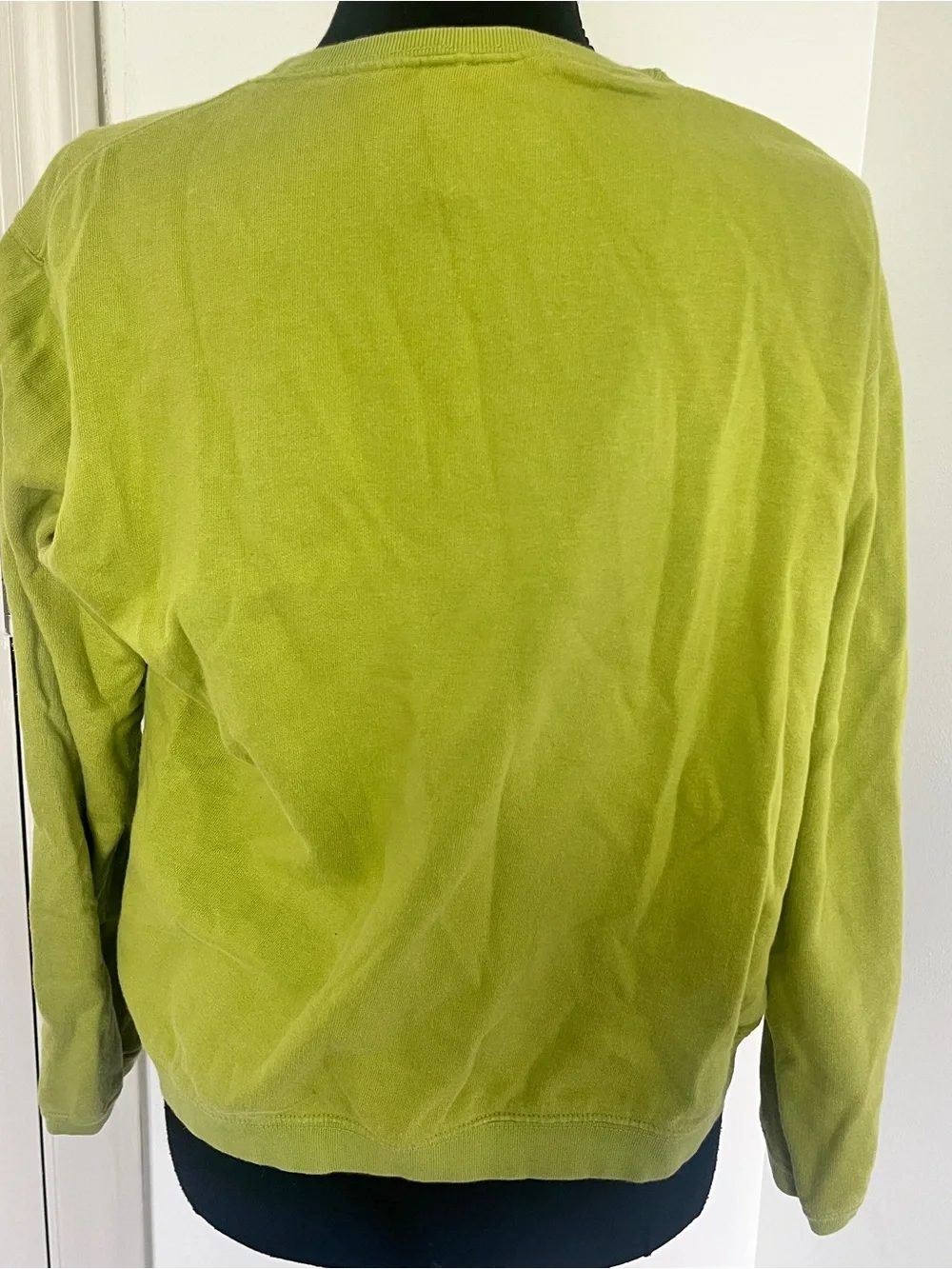 VTG Y2K Nike Lime Green Just Do It Crewneck Sweatshirt Size Small | Embroidered
